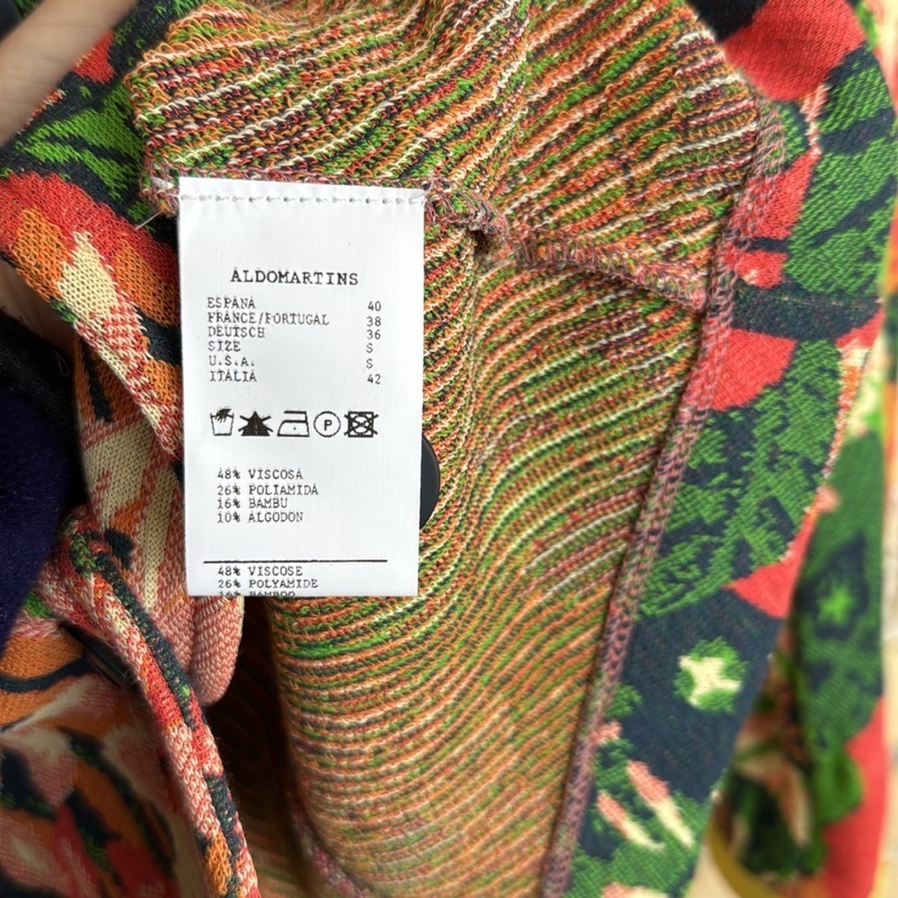 NWT Aldo Martins Floral Multicolor Women's Blazer - Picture 4 of 5
